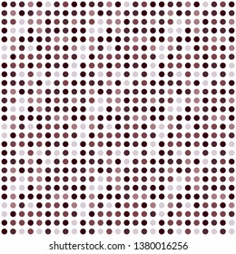 Seamless abstract background of colored varied circles for design.