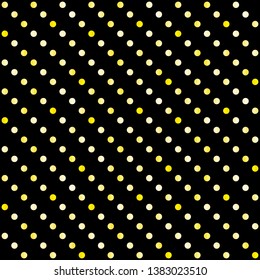 Seamless abstract background of colored varied circles for design.