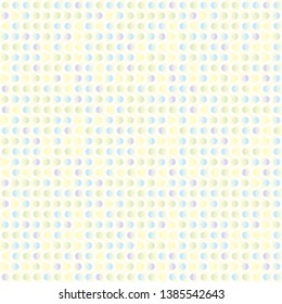 Seamless abstract background of colored varied circles for design.