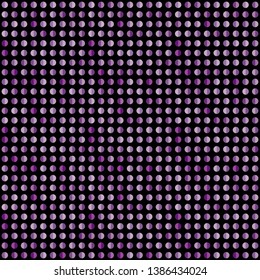 Seamless abstract background of colored varied circles for design.