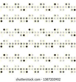 Seamless abstract background of colored varied circles for design.