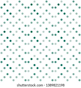 Seamless abstract background of colored varied circles for design.