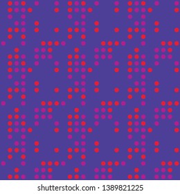 Seamless abstract background of colored varied circles for design.