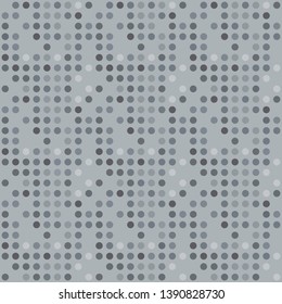 Seamless abstract background of colored varied circles for design.