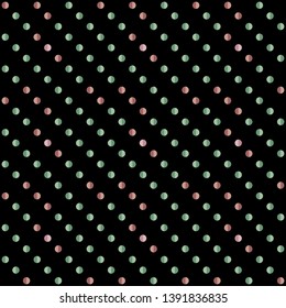 Seamless abstract background of colored varied circles for design.
