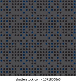 Seamless abstract background of colored varied circles for design.
