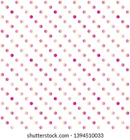 Seamless abstract background of colored varied circles for design.