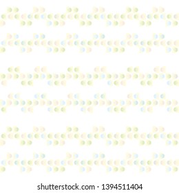 Seamless abstract background of colored varied circles for design.