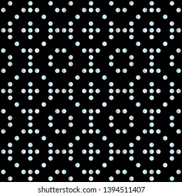 Seamless abstract background of colored varied circles for design.