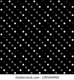 Seamless abstract background of colored varied circles for design.