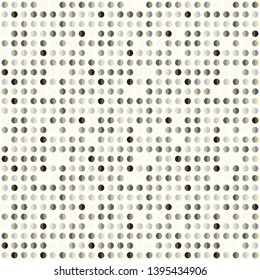Seamless abstract background of colored varied circles for design.