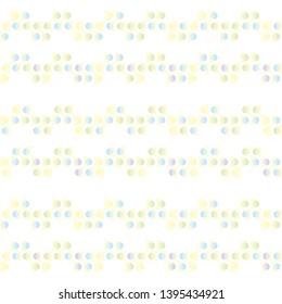 Seamless abstract background of colored varied circles for design.