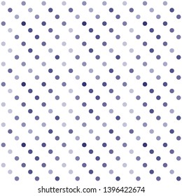 Seamless abstract background of colored varied circles for design.