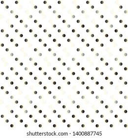 Seamless abstract background of colored varied circles for design.