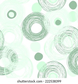 Seamless abstract background with colorful  circles.