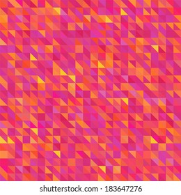 seamless abstract background consisting of triangles