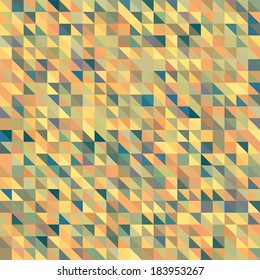 seamless abstract background consisting of triangles