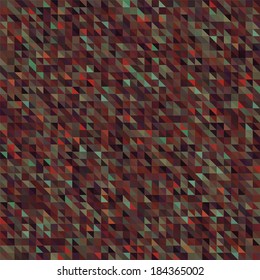 seamless abstract background consisting of triangles