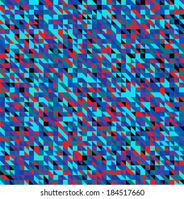 seamless abstract background consisting of triangles
