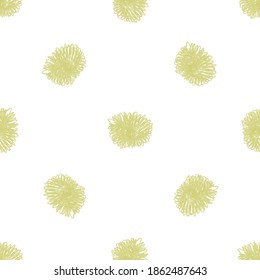 Seamless abstract background. Decorative minimalist style scribble vector pattern