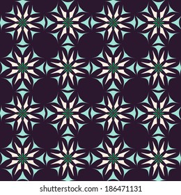 seamless abstract background with different geometric shapes