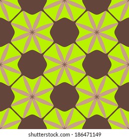seamless abstract background with different geometric shapes