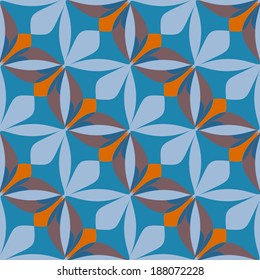 seamless abstract background with different geometric shapes