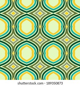 seamless abstract background with different geometric shapes