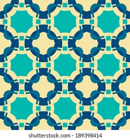 seamless abstract background with different geometric shapes
