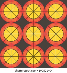 seamless abstract background with different geometric shapes 