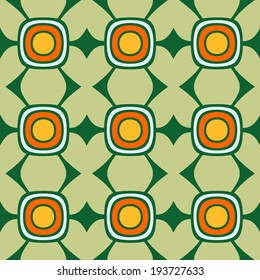 seamless abstract background with different geometric shapes