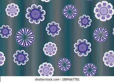 Seamless abstract background of different patterns