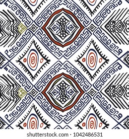 seamless abstract background in ethnic style