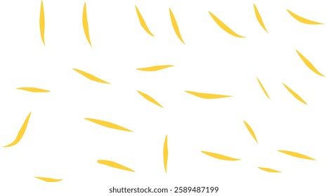 seamless abstract background for fabric, textile, paper, packaging, curtain, pillow, blanket, bed sheet.hand drawn yellow eyebrows