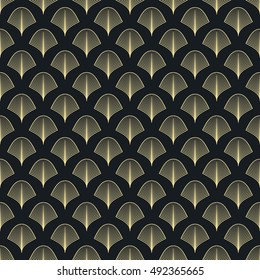 Seamless abstract background with feathers.