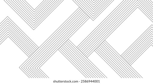 Seamless abstract background featuring stripe, chevron, square, line, and zigzag patterns, creating a modern vector design for digital and print projects.
