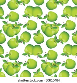 Seamless abstract background with floral ornament. Vector illustration.