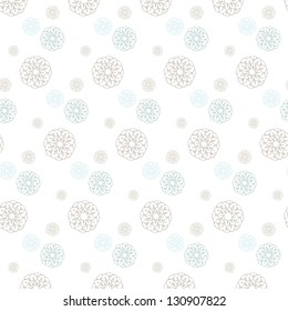 SEAMLESS ABSTRACT BACKGROUND WITH FLOWER ELEMENTS