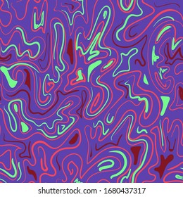 Fondo abstracto sin inconvenientes con líneas de onda de mano libre.