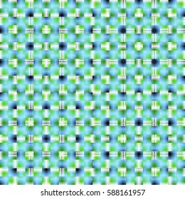 Seamless abstract background with geometric elements. Designed with bright colored gradients. Trendy Glitch effect.
