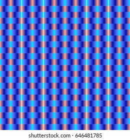 Seamless abstract background with geometric elements. Designed with bright colored gradients. Trendy Glitch effect.