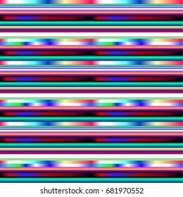 Seamless abstract background with geometric elements. Designed with bright colored gradients. Trendy Glitch effect. Batik pattern.