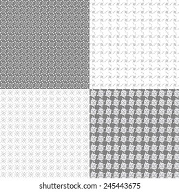 Seamless abstract background of geometric shapes.