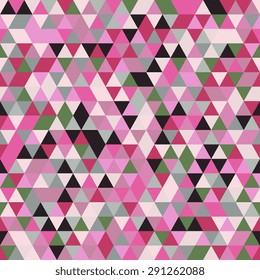 Seamless abstract background of geometric shapes. Geometric a mosaic of triangles