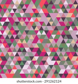 Seamless abstract background of geometric shapes. Geometric a mosaic of triangles
