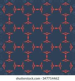 Seamless abstract background of geometric shapes. Vector illustration