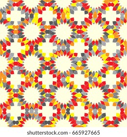 Seamless abstract background of geometric shapes. Geometric mosaic