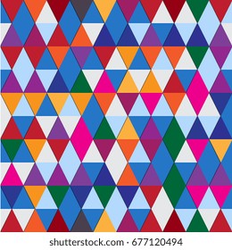 Seamless abstract background of geometric shapes. Geometric a mosaic of triangles