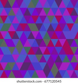 Seamless abstract background of geometric shapes. Geometric a mosaic of triangles