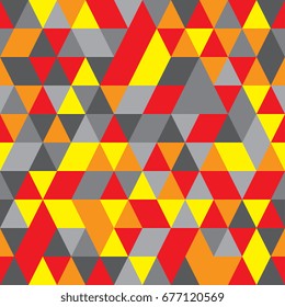 Seamless abstract background of geometric shapes. Geometric a mosaic of triangles